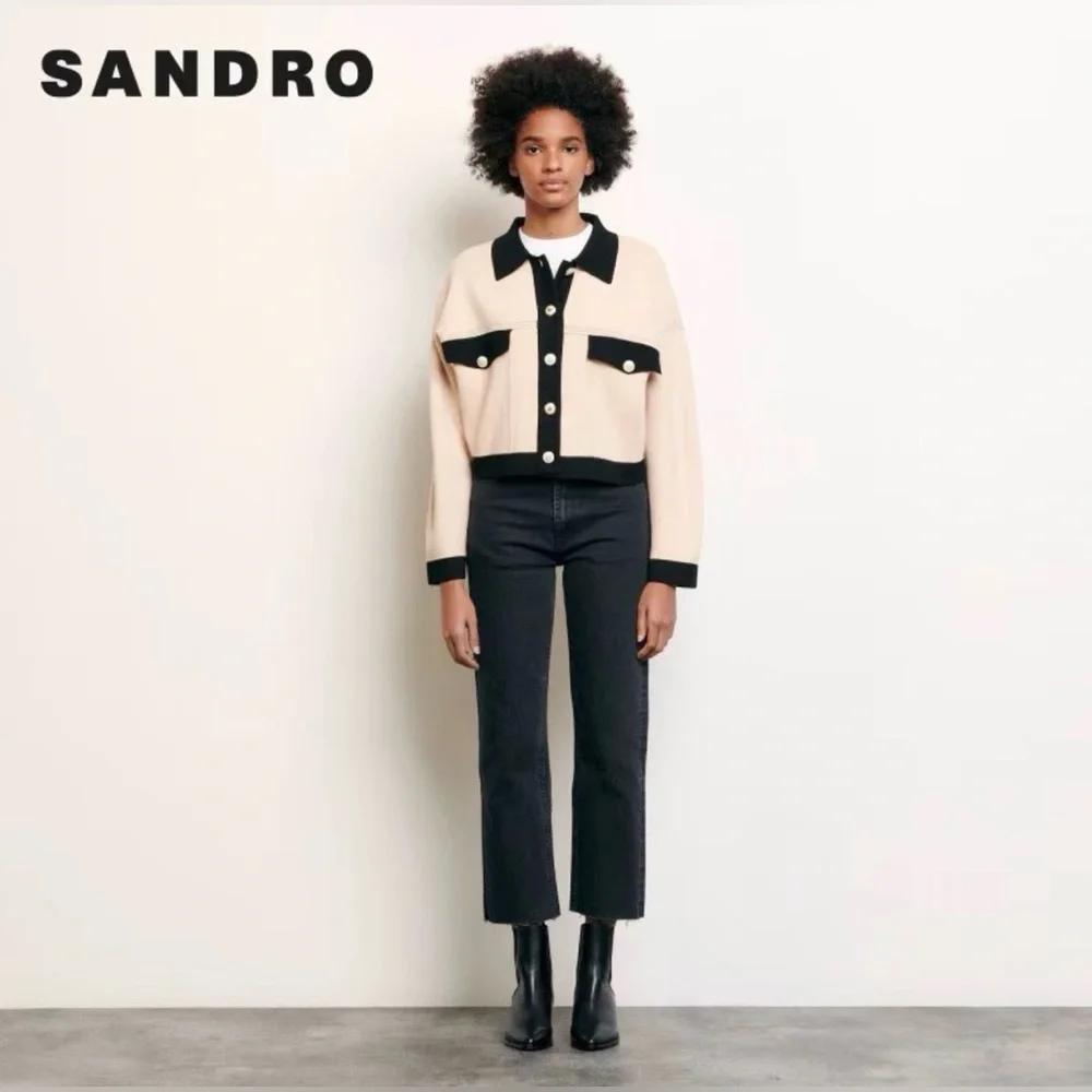 Sandro Cropped Cardigan - Picture 9 of 11